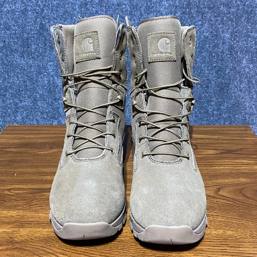 Carhartt Gilmore Waterproof 8-Inch Side Zip Work Boots Coyote FH8022-M Mens 8W‎